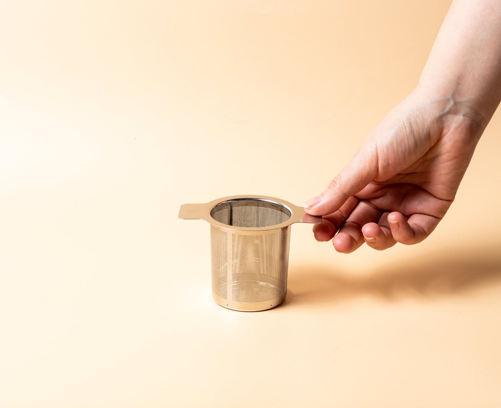 Cesta de infusión de acero