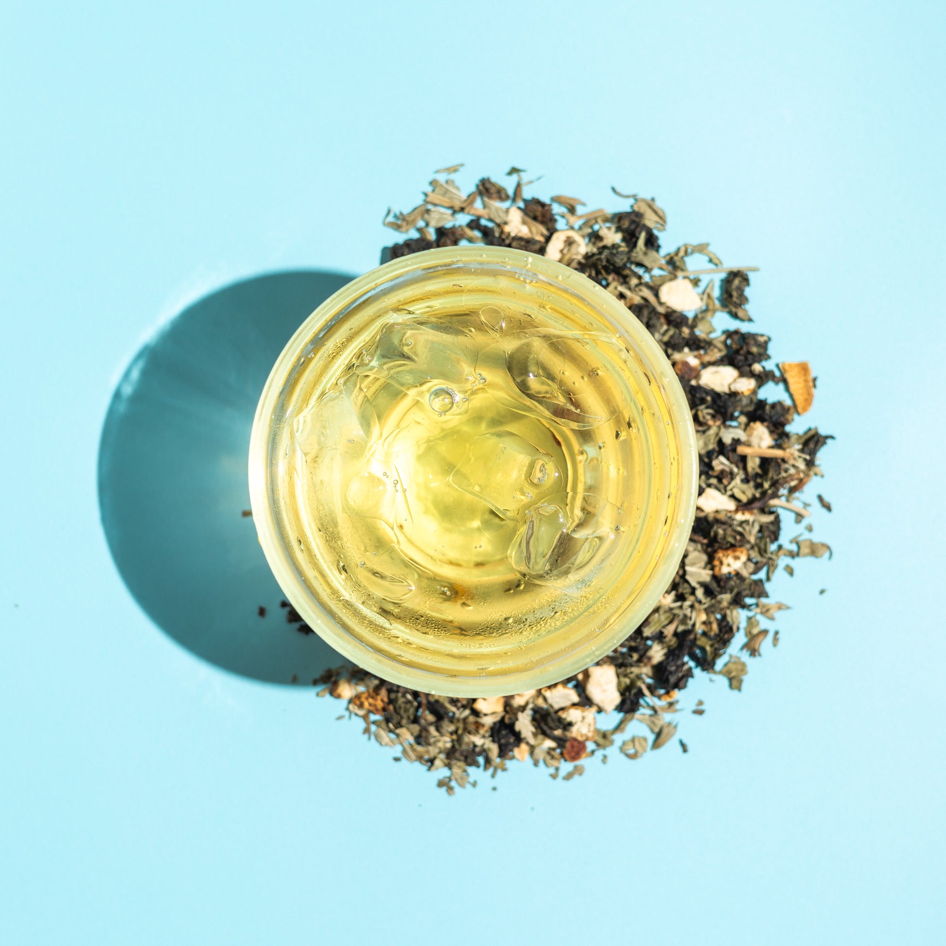 Tangerine Oolong Loose Leaf Tea Served as a Cold Brew Tea