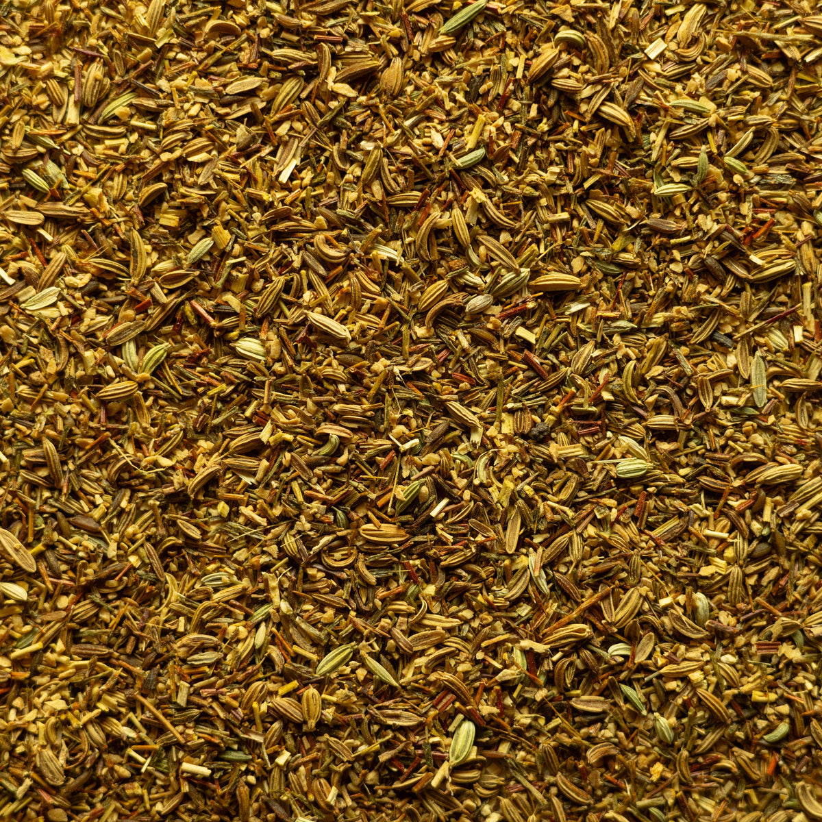 Fennel and Ginger loose leaf tea. A herbal wellness blend of fennel, ginger and green rooibos. 