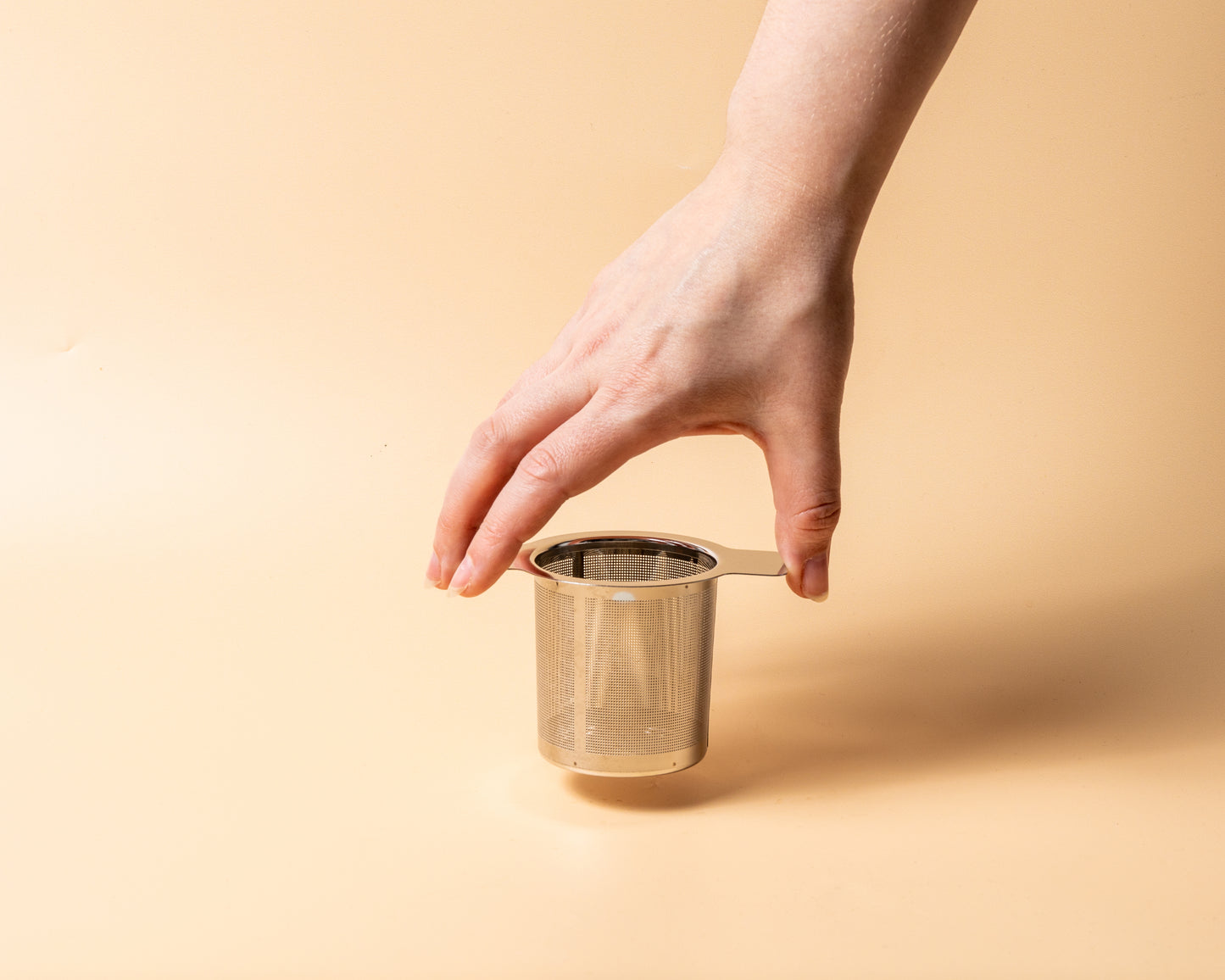 Cesta de infusión de acero