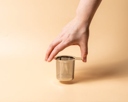 Cesta de infusión de acero