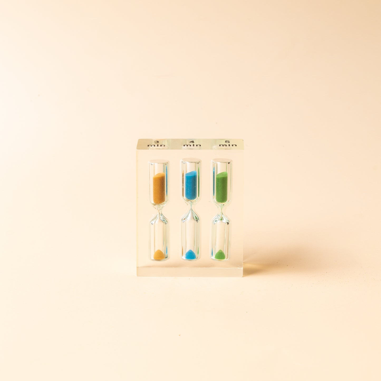 Temporizador de arena: 3, 4 y 5 minutos