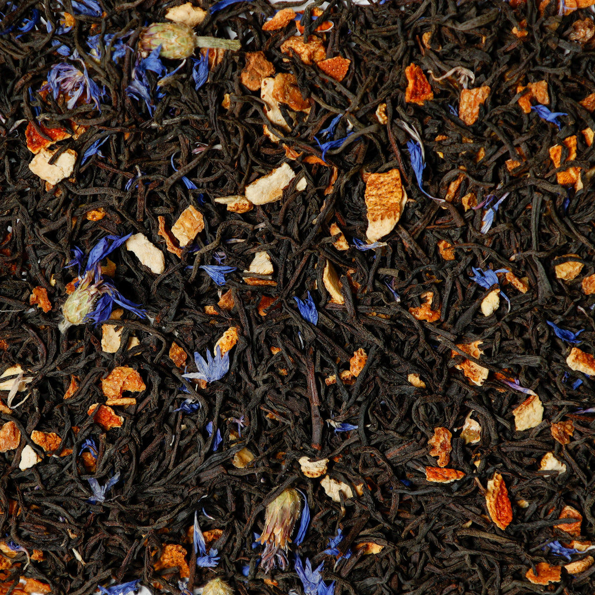 Royal Grey Loose Leaf Tea - Black Tea Blend based on Earl Grey with Orange Peel, Lemon Peel, Cornflower, Bergamot Oil and Ceylon Black Loose Leaf Tea