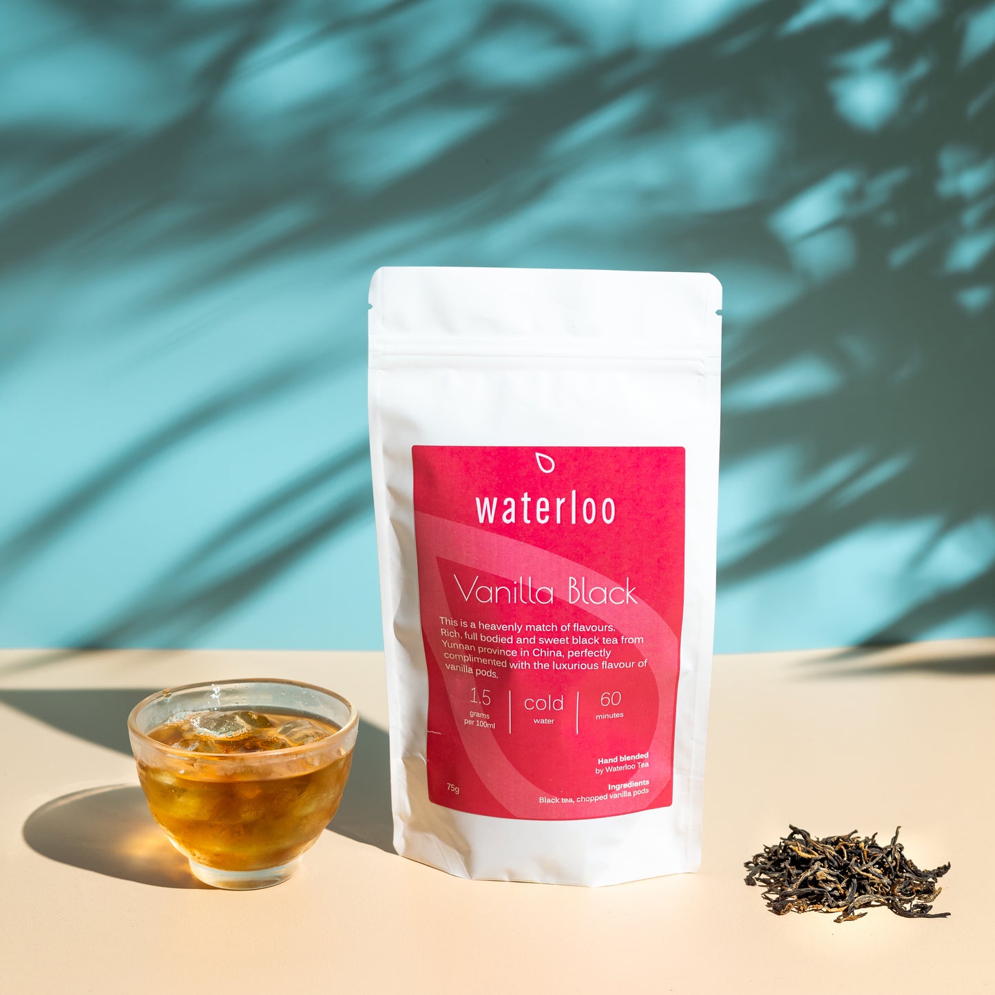 Infusion froide à la vanille noire